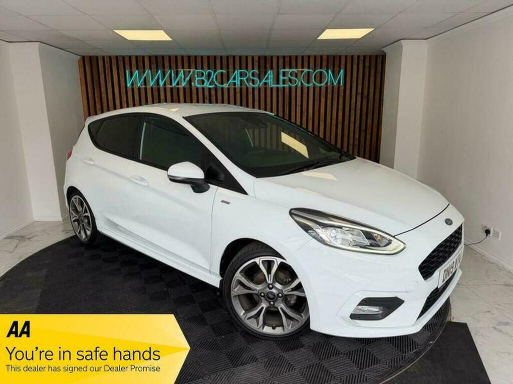Ford Fiesta 1.0T Ecoboost St-line Euro 6 Ss White