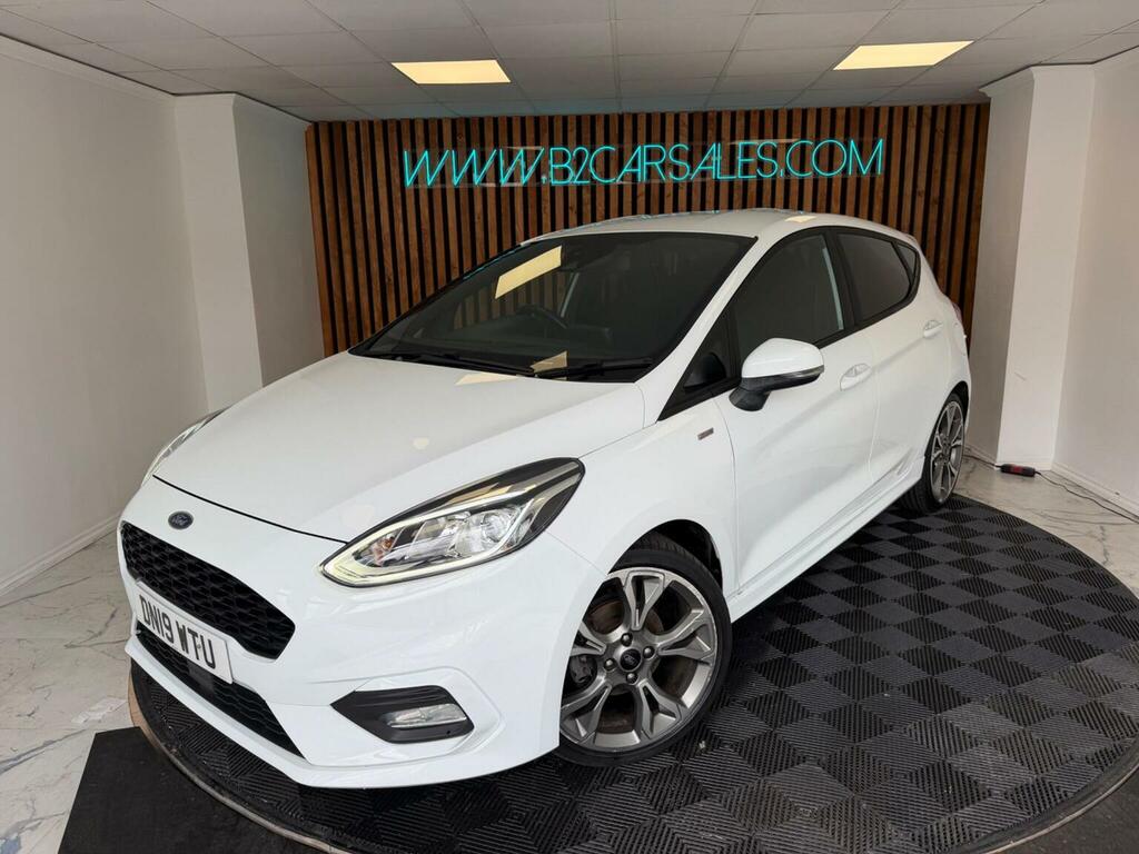 Ford Fiesta Hatchback 1.0T Ecoboost St-line Euro 6 Ss DN19WTU White #5