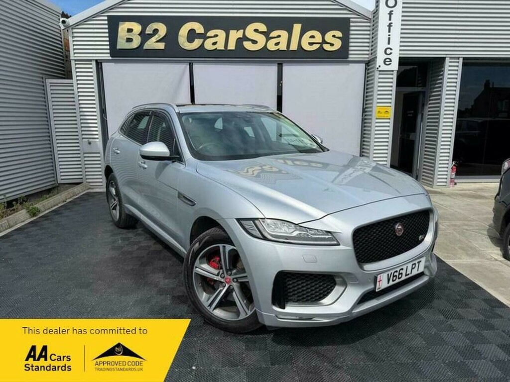 Jaguar F-Pace Suv 3.0 D300 V6 S Awd Euro 6 Ss 2017 Silver