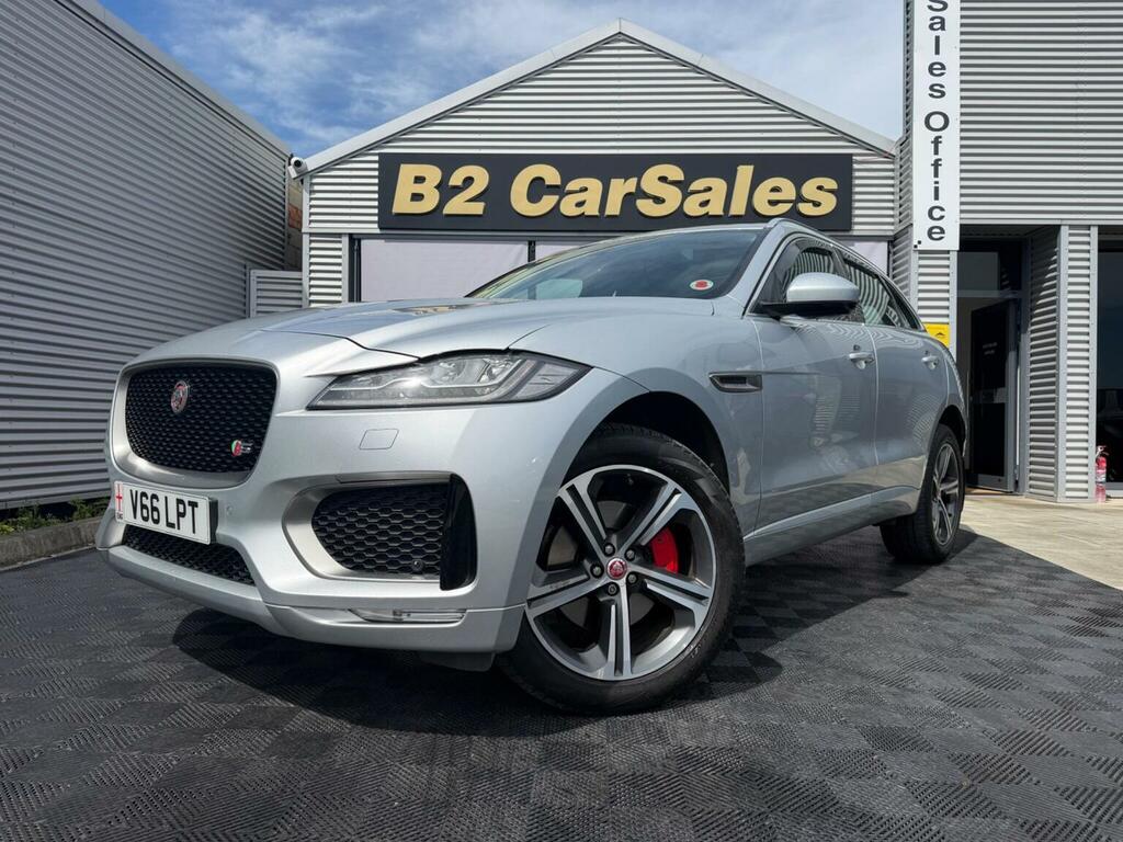 Jaguar F-Pace 3.0 D300 V6 S Awd Euro 6 Ss Silver #6