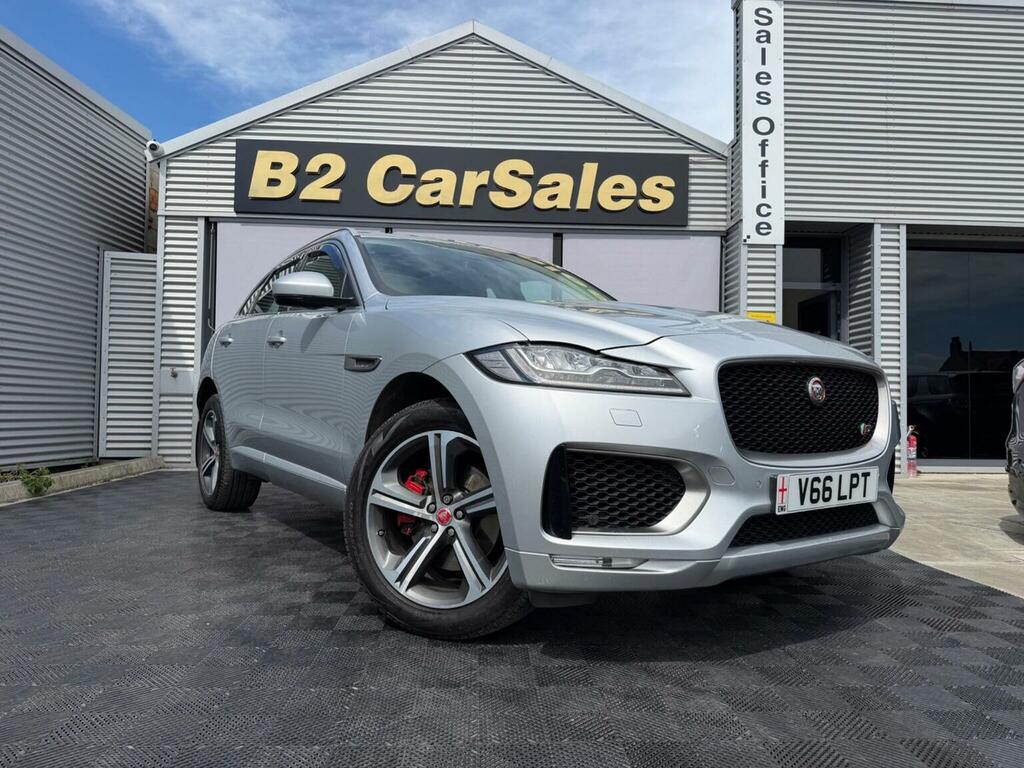 Jaguar F-Pace 3.0 D300 V6 S Awd Euro 6 Ss Silver #2
