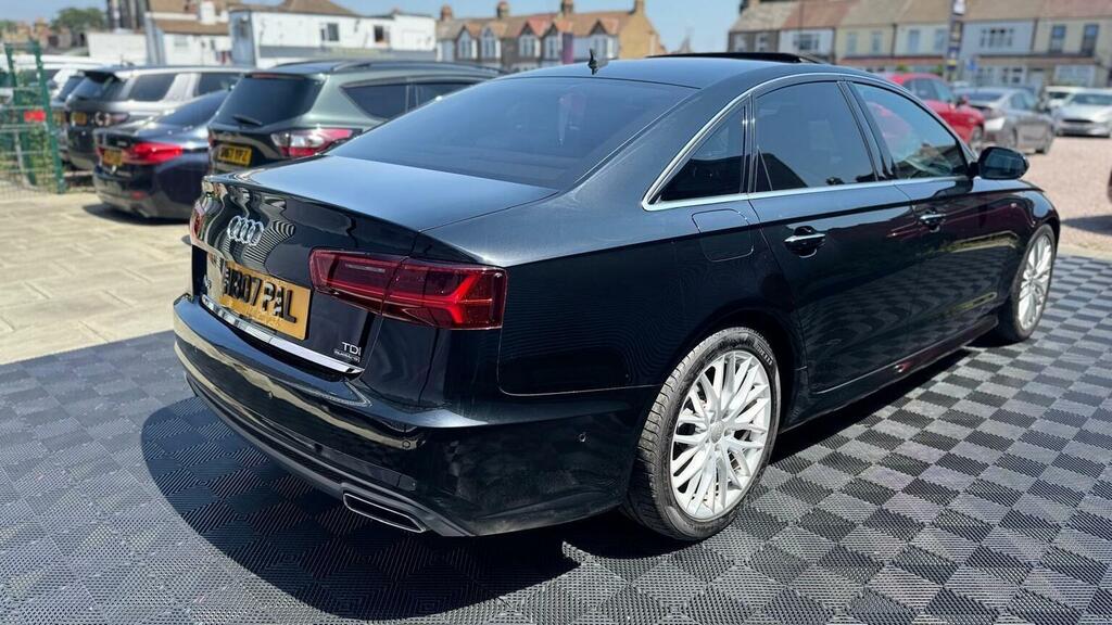 Audi A6 Saloon A6 S Line Black Edition Tdi Quattro S-a White #9