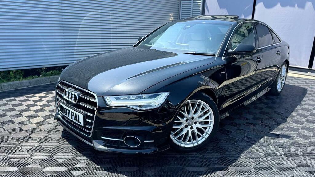 Audi A6 Saloon 3.0 Tdi V6 S Line S Tronic Quattro Euro 6 Ss Black #5
