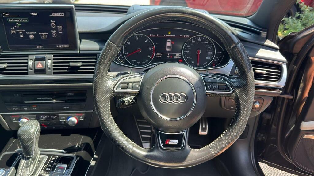 Audi A6 Saloon A6 S Line Black Edition Tdi Quattro S-a White #48