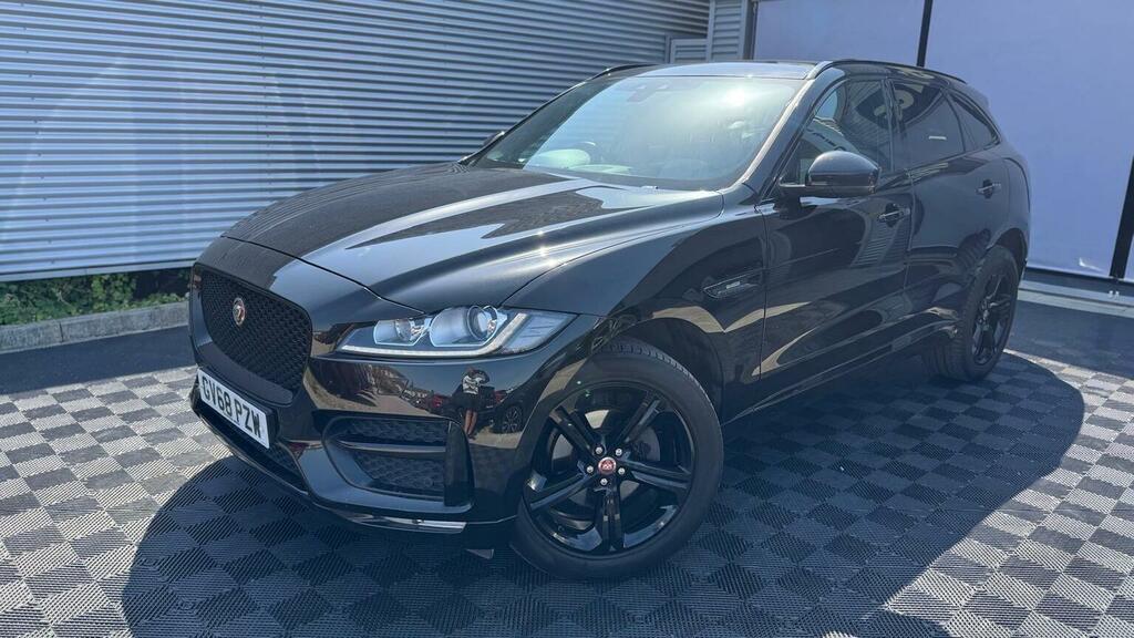 Jaguar F-Pace 2.0 D180 R-sport Awd Euro 6 Ss Black #7