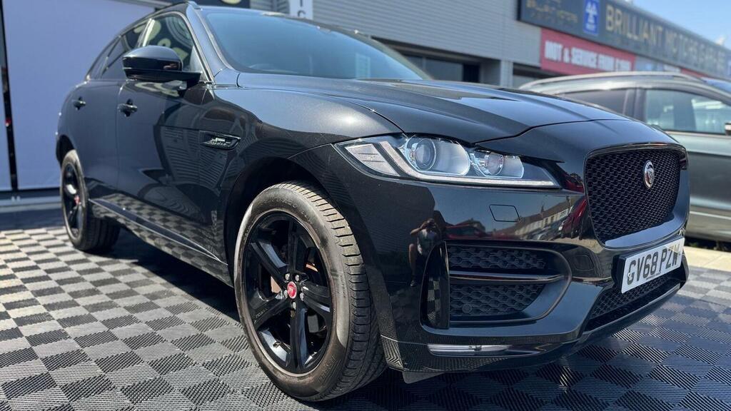 Jaguar F-Pace 2.0 D180 R-sport Awd Euro 6 Ss Black #3