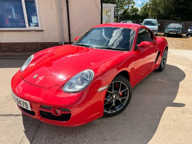 Porsche Cayman 3.4 987 S Coupe 254 Gkm, 295 B Red