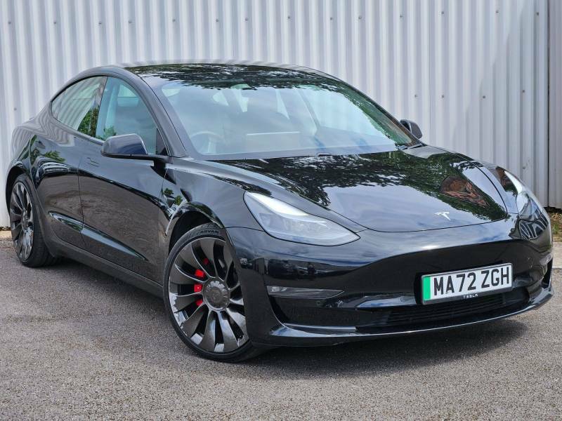 Tesla Model 3 Performance Awd Performance Upgrade Black