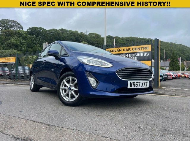 Ford Fiesta 1.5 Tdci Zetec Hatchback Euro 6 WR67XXT Blue