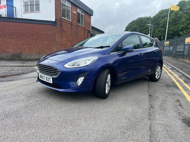Ford Fiesta 1.5 Tdci Zetec Hatchback Euro 6 WR67XXT Blue #5