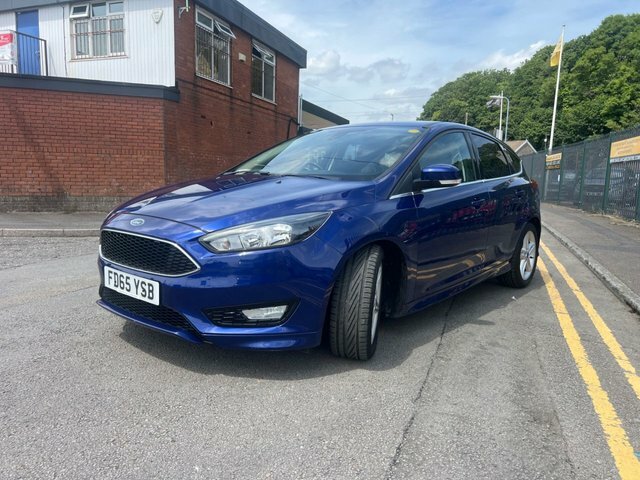 Ford Focus 1.5 Tdci Zetec S Hatchback Euro FD65YSB Blue #6