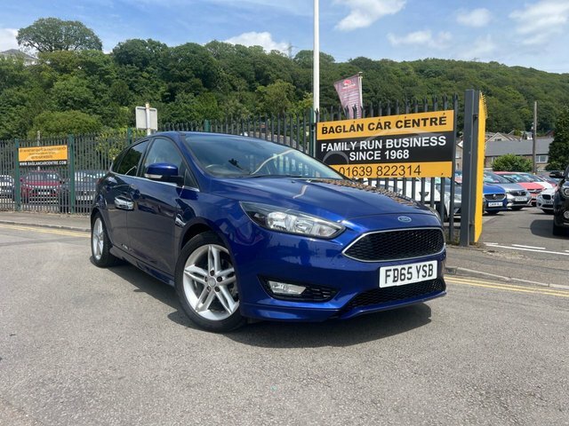 Ford Focus 1.5 Tdci Zetec S Hatchback Euro FD65YSB Blue #5