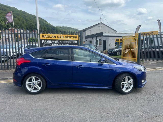 Ford Focus 1.5 Tdci Zetec S Hatchback Euro FD65YSB Blue #2