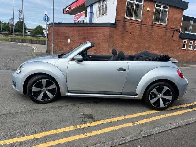Volkswagen Beetle 1.6 Tdi Bluemotion Tech Cabriolet Manua Silver #3