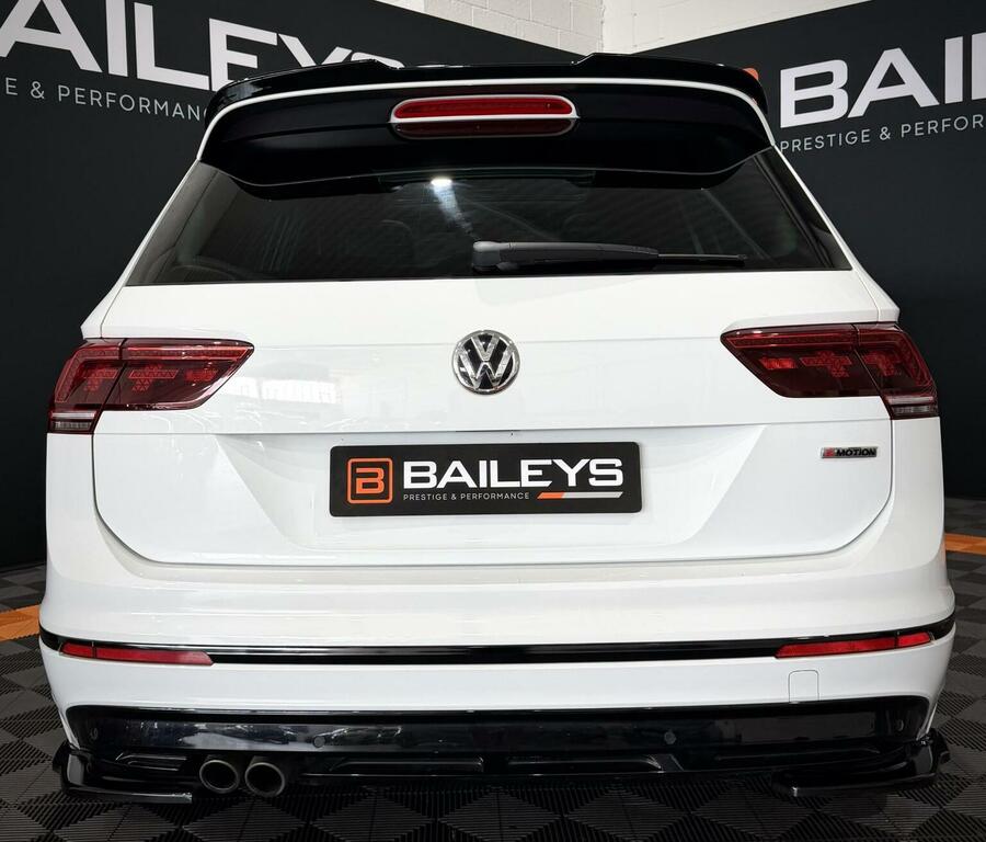 Volkswagen Tiguan 2.0 Tdi Bluemotion Tech R-line Dsg 4Motion Euro 6 White #4