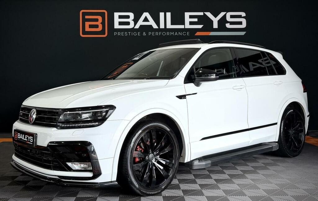 Volkswagen Tiguan 2.0 Tdi Bluemotion Tech R-line Dsg 4Motion Euro 6 White #5