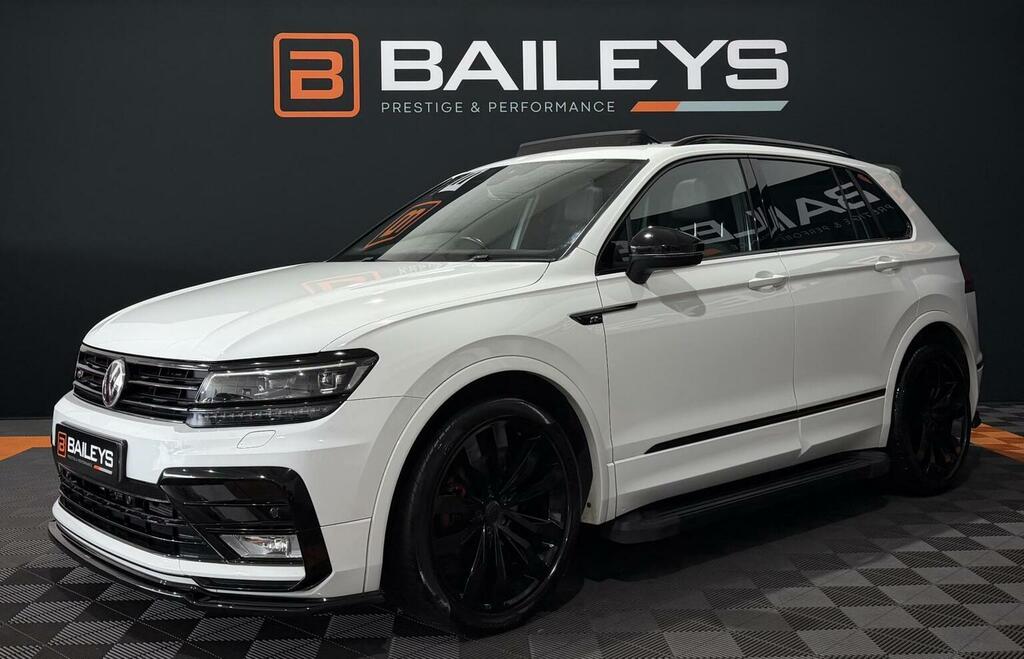 Volkswagen Tiguan 2.0 Tdi Bluemotion Tech R-line Dsg 4Motion Euro 6 White