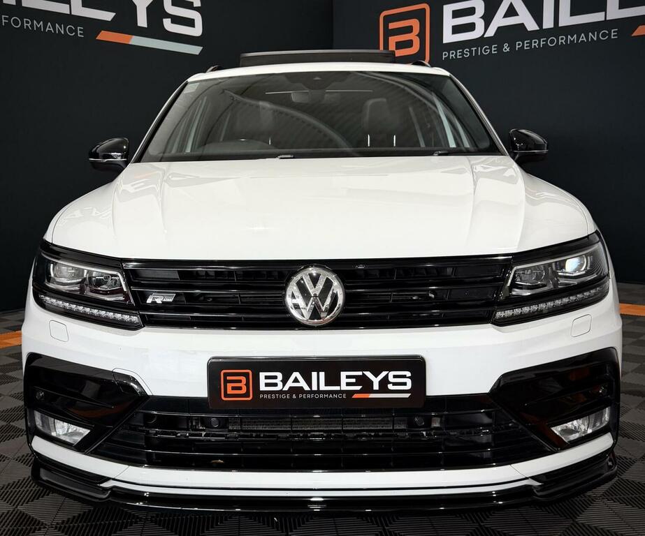 Volkswagen Tiguan 2.0 Tdi Bluemotion Tech R-line Dsg 4Motion Euro 6 White #3