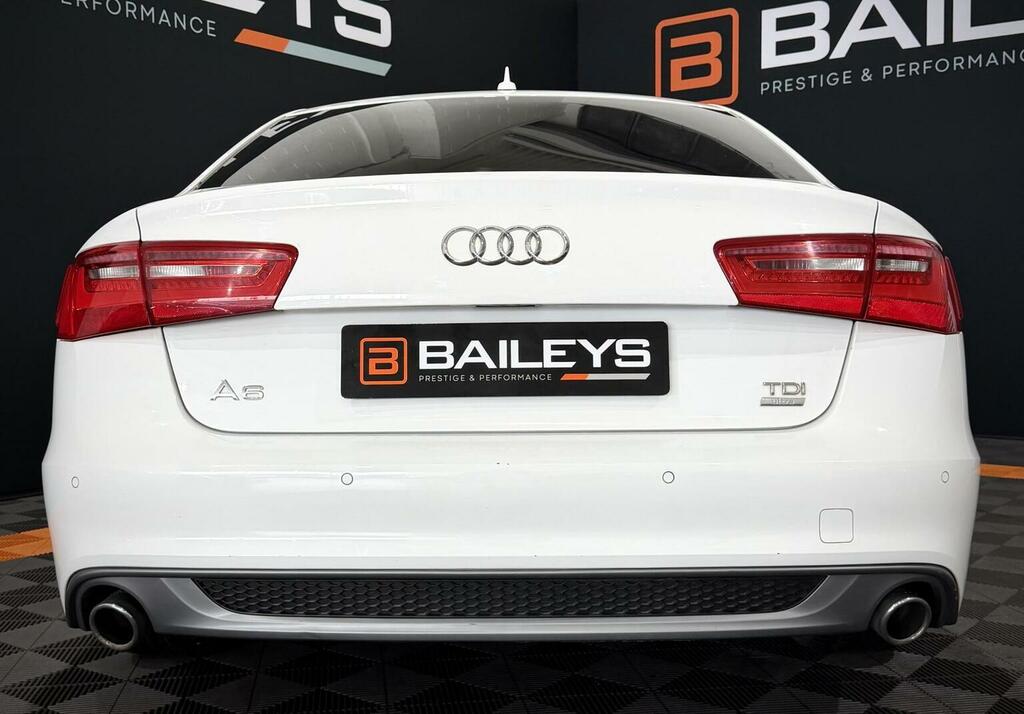 Audi A6 Saloon 2.0 Tdi Ultra Black Edition Euro 6 Ss White #4
