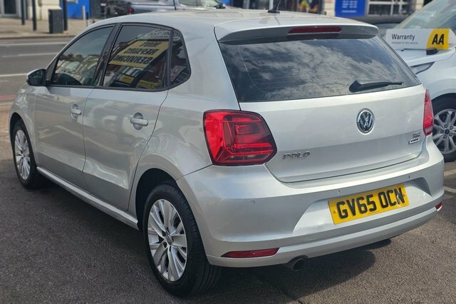 Volkswagen Polo 1.2 Tsi Bluemotion Tech Se Hatchback GV65OCN Silver #5