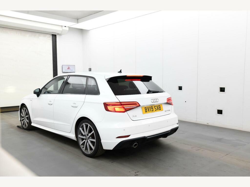 Audi A3 1.0 Tfsi 30 Black Edition Sportback Euro 6 S S BV19SXB White #2