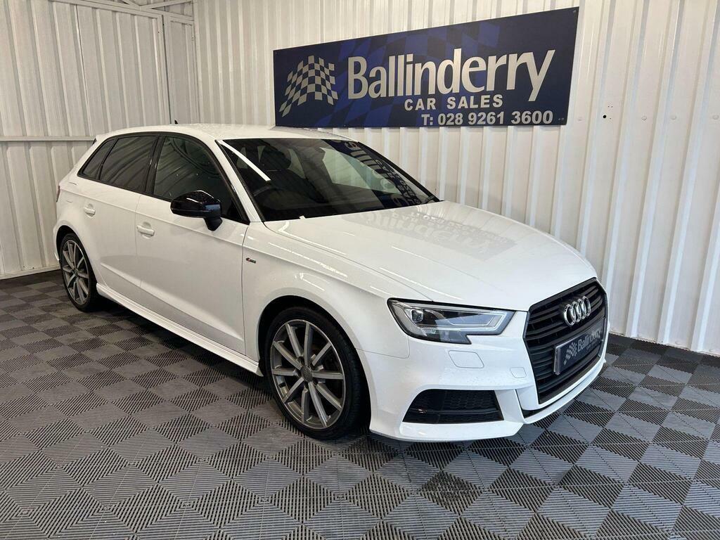 Audi A3 1.0 Tfsi 30 Black Edition Sportback Euro 6 S S White