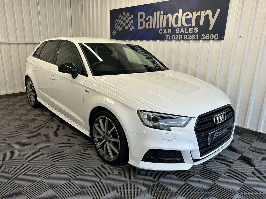 Audi A3 1.0 Tfsi 30 Black Edition Sportback Euro 6 S S BV19SXB White #2