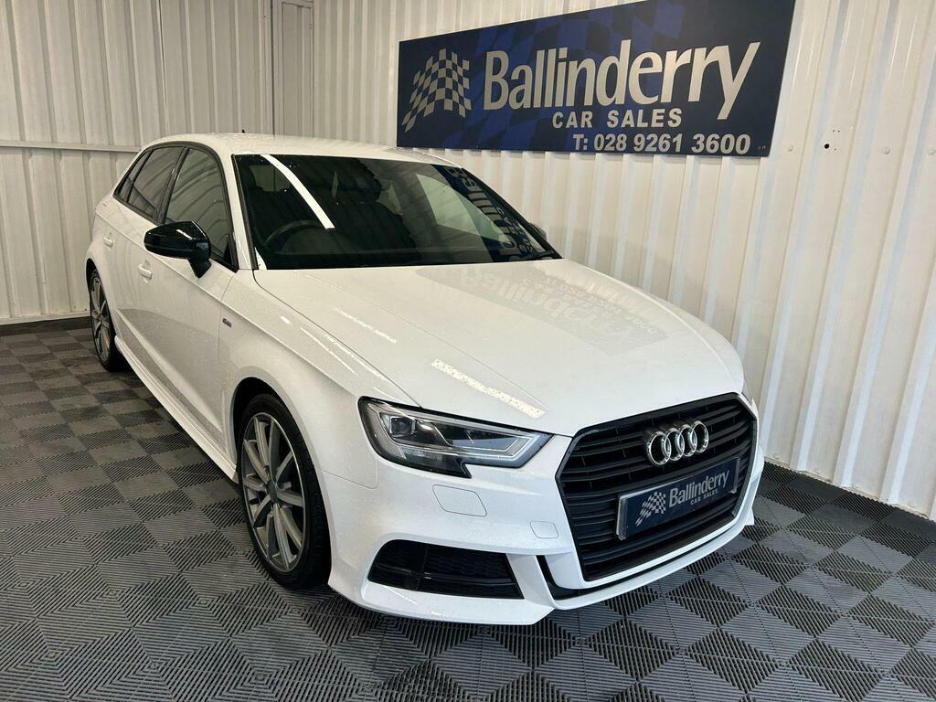 Audi A3 1.0 Tfsi 30 Black Edition Sportback Euro 6 S S BV19SXB White #3