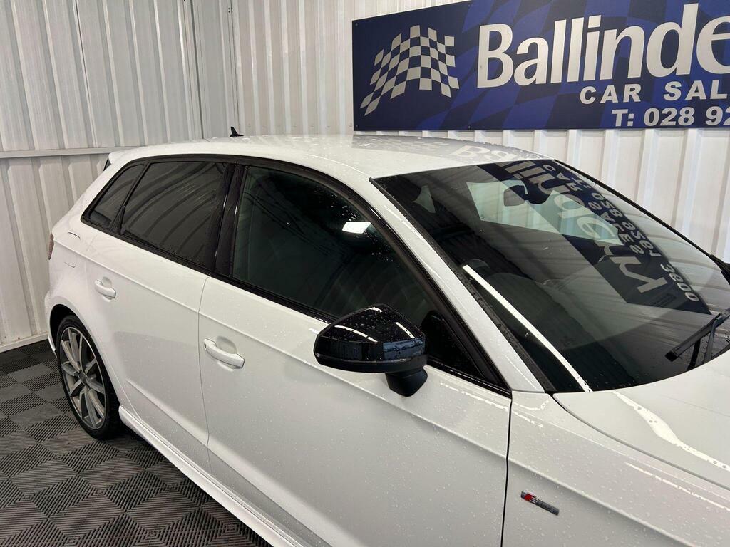 Audi A3 1.0 Tfsi 30 Black Edition Sportback Euro 6 S S BV19SXB White #6