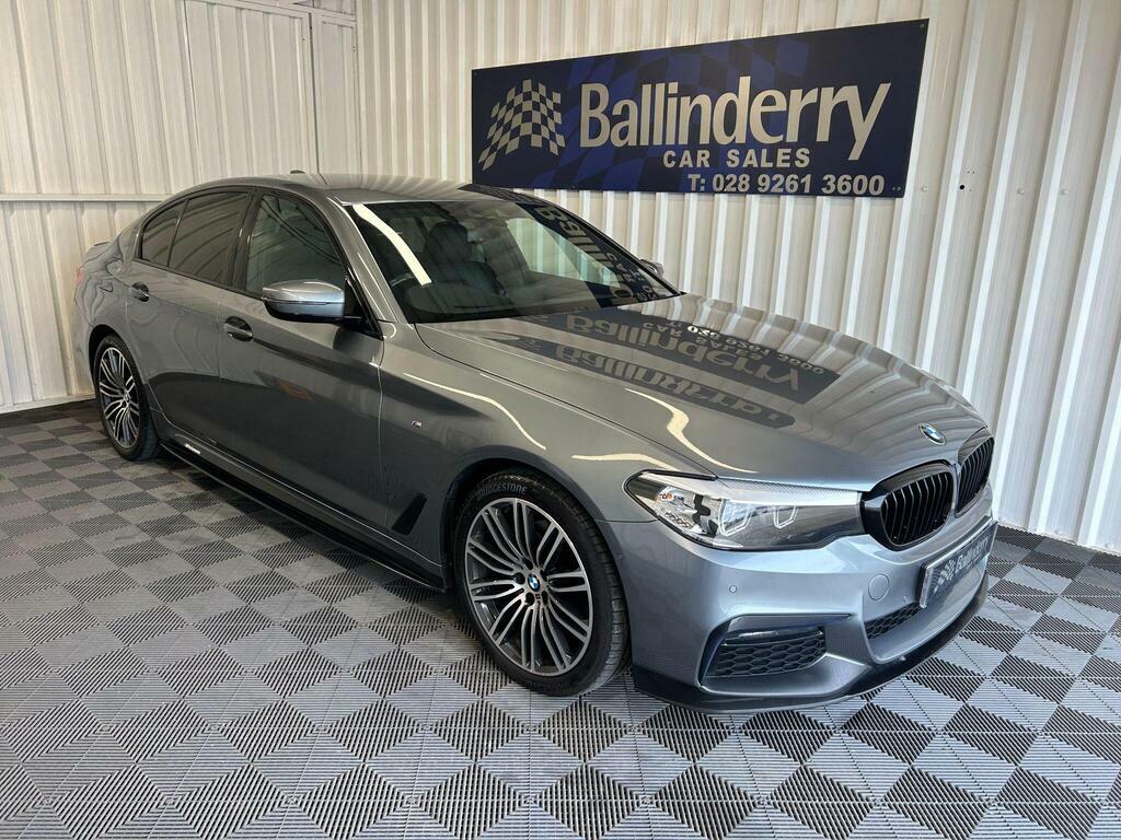 BMW 5 Series 2.0 520D Mht M Sport Euro 6 S S Blue #2