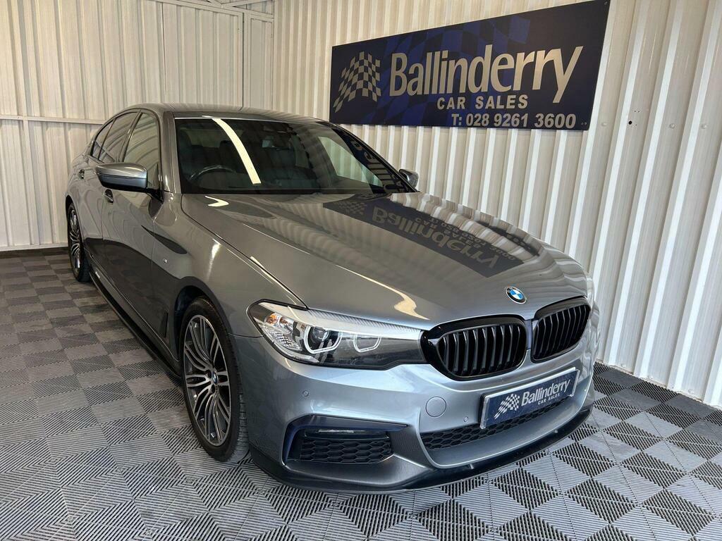 BMW 5 Series 2.0 520D Mht M Sport Euro 6 S S Blue #4