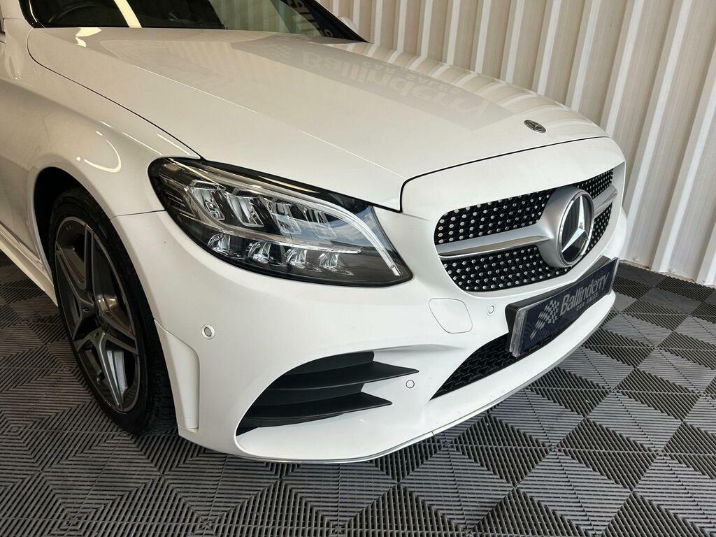 Mercedes-Benz C Class 1.5 C200 Mhev Amg Line G-tronic Euro 6 S S White #5