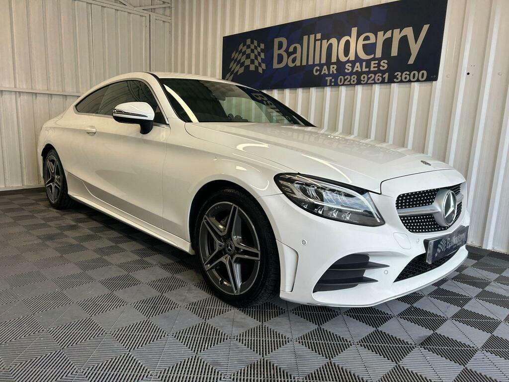 Mercedes-Benz C Class 1.5 C200 Mhev Amg Line G-tronic Euro 6 S S White #2