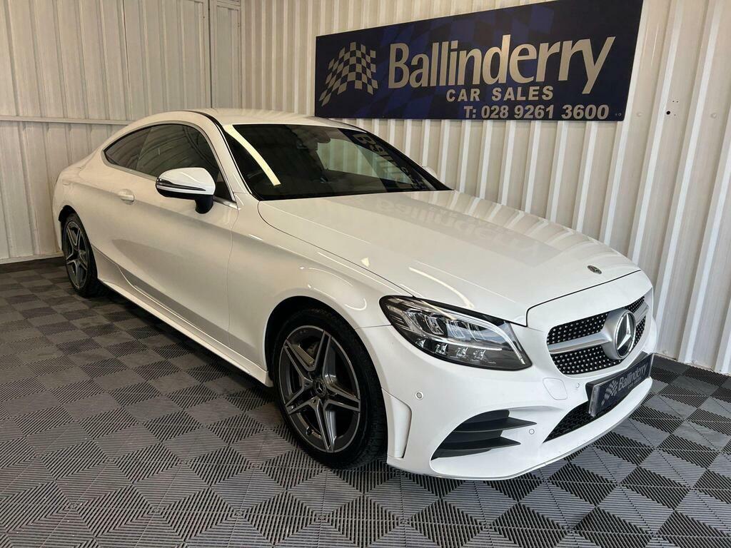 Mercedes-Benz C Class 1.5 C200 Mhev Amg Line G-tronic Euro 6 S S White