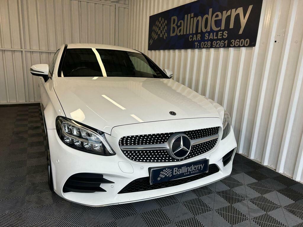 Mercedes-Benz C Class 1.5 C200 Mhev Amg Line G-tronic Euro 6 S S White #4