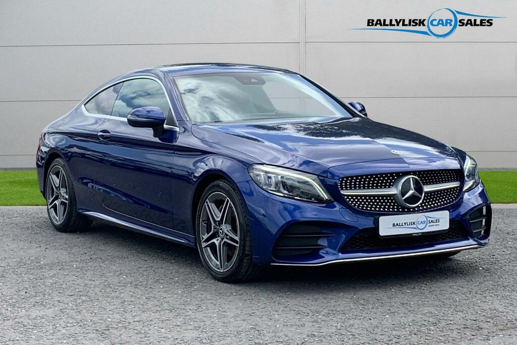 Mercedes-Benz C Class 1.5 C200 Mhev Amg Line Premium Coupe G-tr Blue