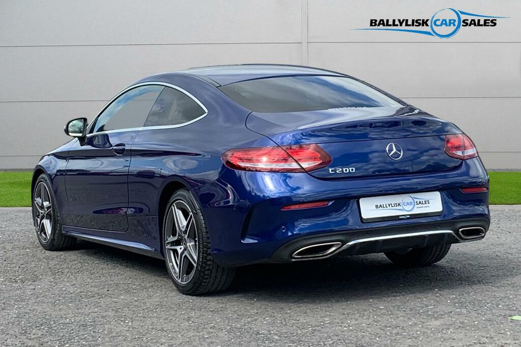 Mercedes-Benz C Class 1.5 C200 Mhev Amg Line Premium Coupe G-tr WM69ZKU Blue #2