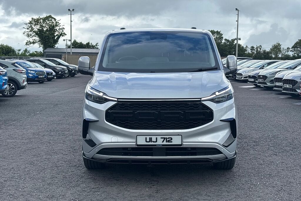 Ford Transit Custom 2.0 320 Ecoblue Limited Crew Van Double Cab Di UIJ712 Silver #4