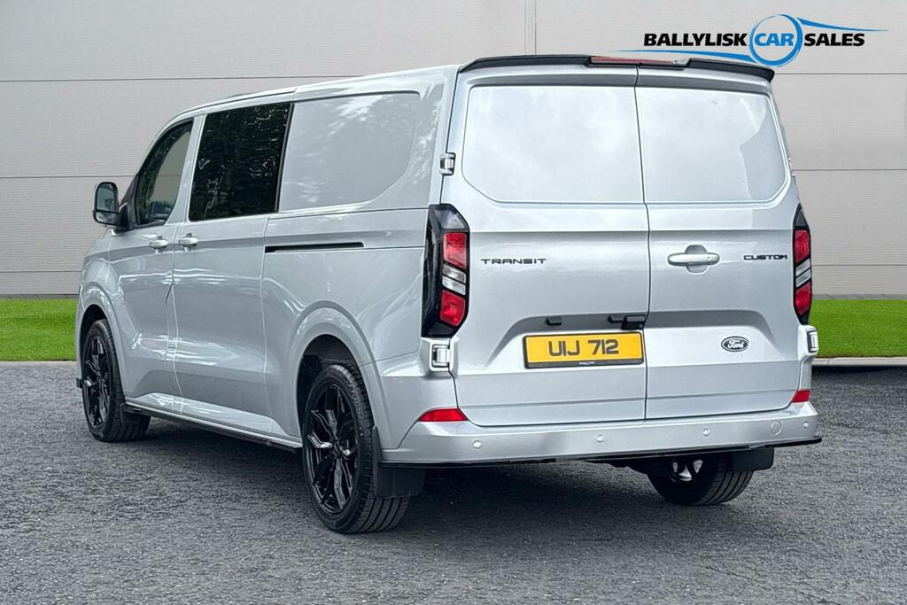 Ford Transit Custom 2.0 320 Ecoblue Limited Crew Van Double Cab Di UIJ712 Silver #2