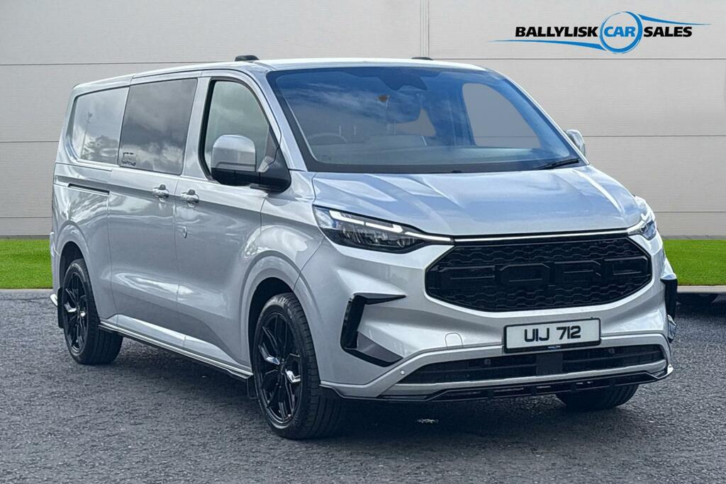 Ford Transit Custom 2.0 320 Ecoblue Limited Crew Van Double Cab Di Silver