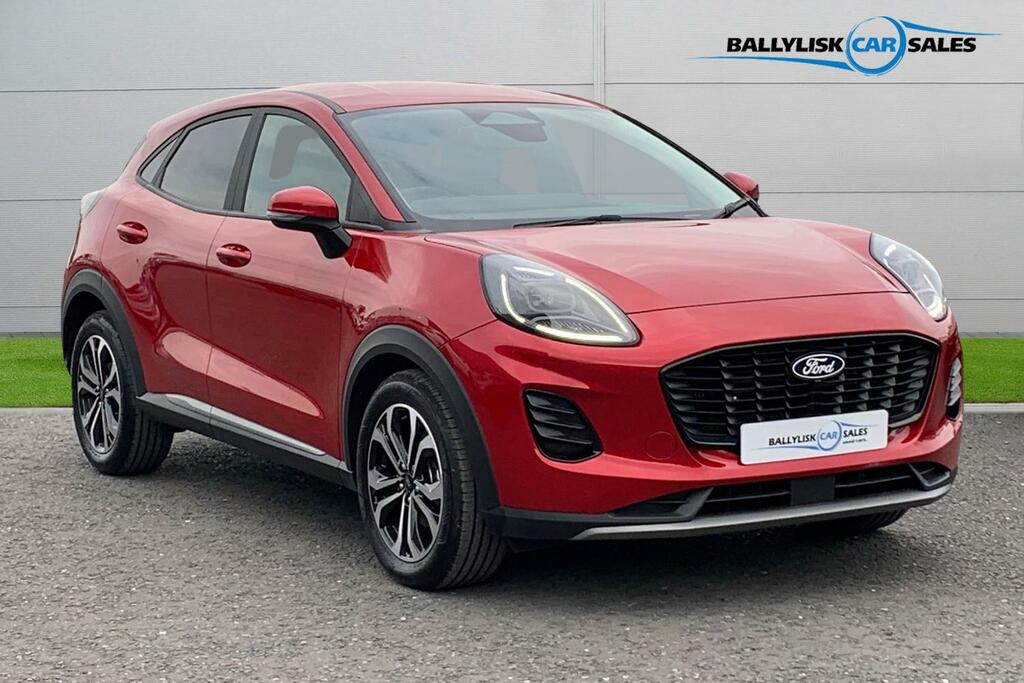 Ford Puma 1.0T Ecoboost Mhev Titanium Suv Hybrid Red