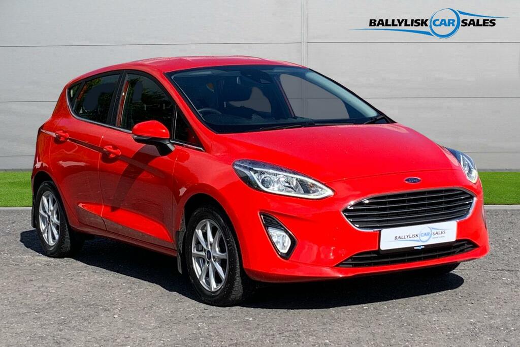 Ford Fiesta 1.1 Ti-vct 85Ps Zetec In Race Red With 72K Red