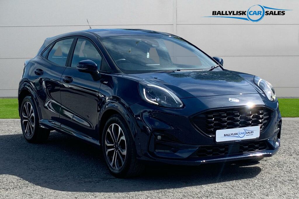 Ford Puma 1.0T 125Ps St-line In Blazer Blue With 21K Blue