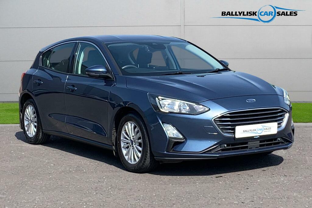 Ford Focus 1.0T 125Ps Titanium In Chrome Blue With 50K Heat Blue
