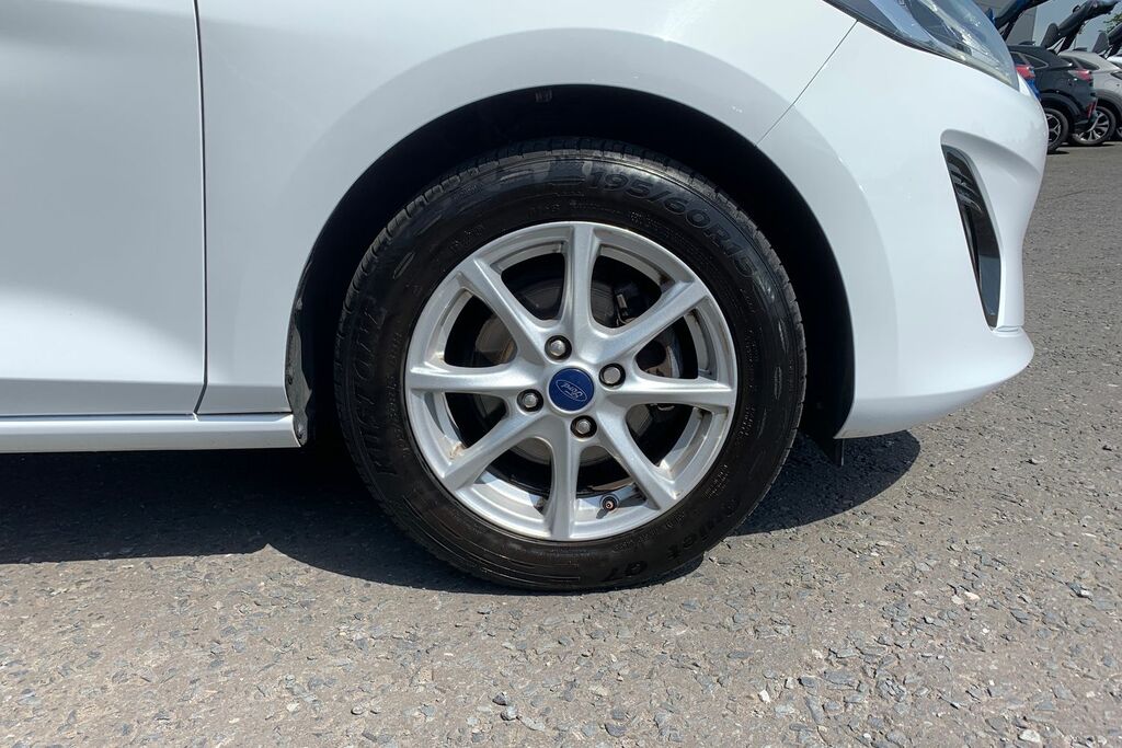 Ford Fiesta 1.1 Ti-vct 85Ps Zetec In White With 46K White #6