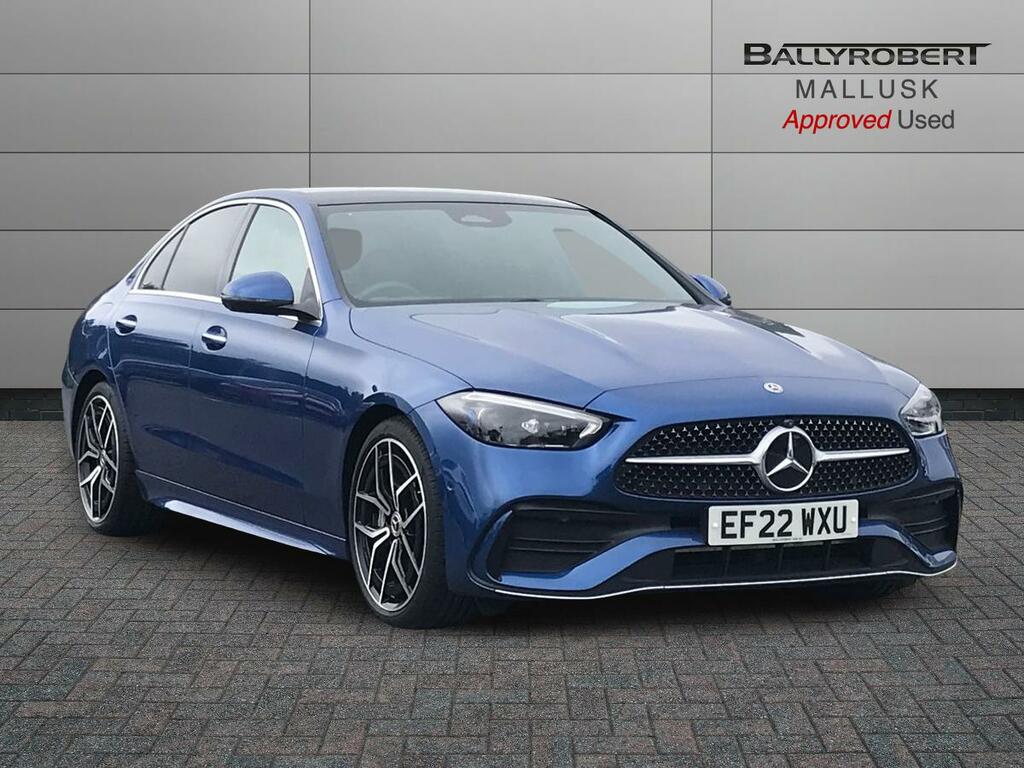 Mercedes-Benz C Class C300 Amg Line Premium Plus 9G-tronic Blue