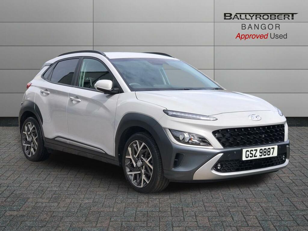 Hyundai Kona 1.6 Gdi Hybrid Premium Dct GSZ9887 Grey