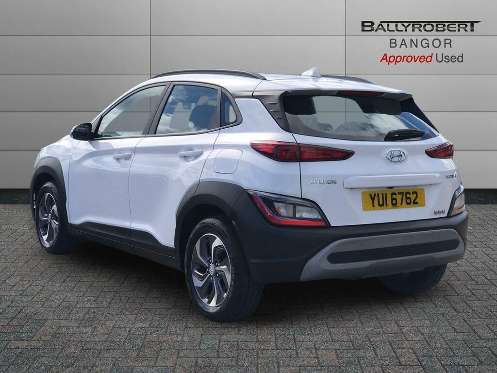 Hyundai Kona 1.6 Gdi Hybrid Se Connect Dct YUI6762 White #2