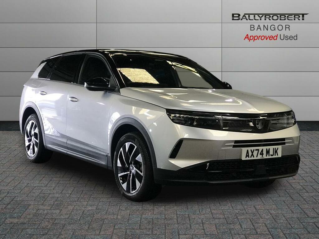 Vauxhall Grandland 1.2 Hybrid 136 Ultimate E-dct6 Pan Roof Silver