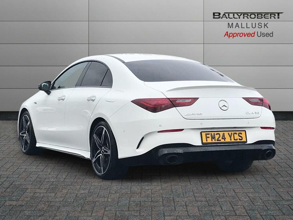 Mercedes-Benz CLA Class Cla 35 Premium 4Matic Tip FM24YCS White #2